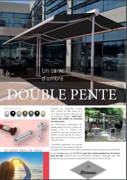 Image documentation store Double pente
